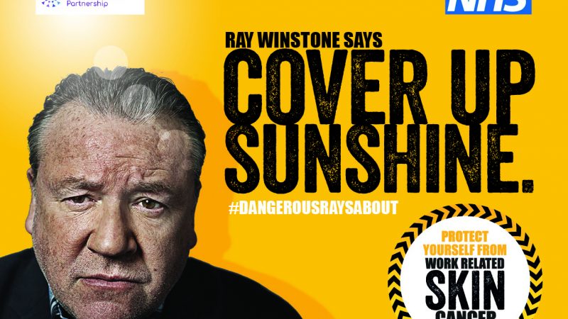 Actor Ray Winston says Cover up sunshine
